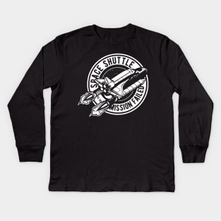 Space Shuttle Mission Kids Long Sleeve T-Shirt